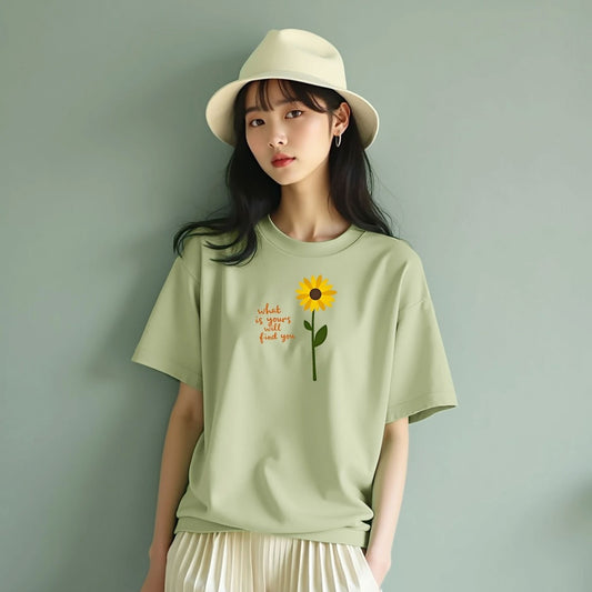 Sunflower Cotton Blend T-Shirt