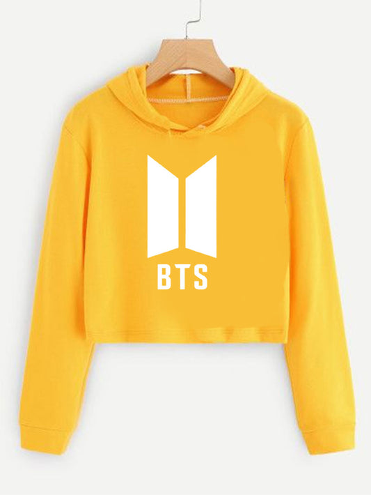 BTS Fan – Girls Crop Hoodie