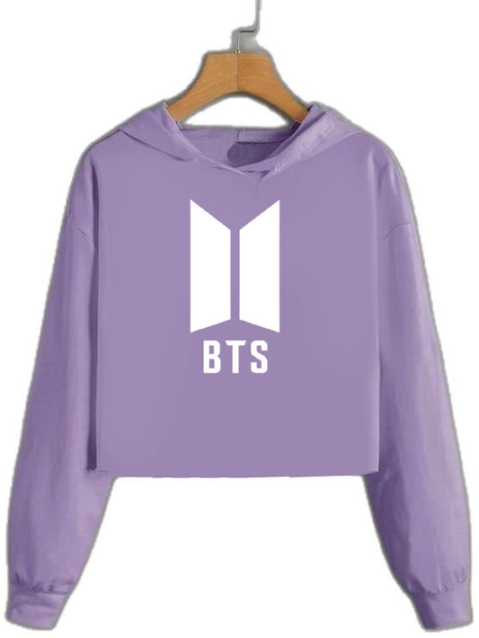 BTS Fan – Girls Crop Hoodie
