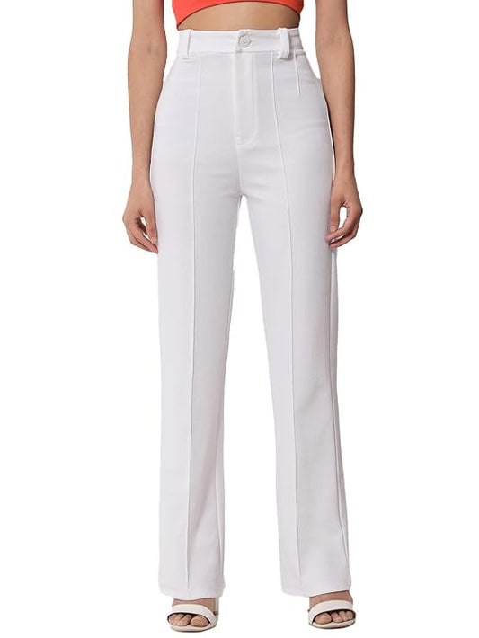 Retro Wide Leg Trousers