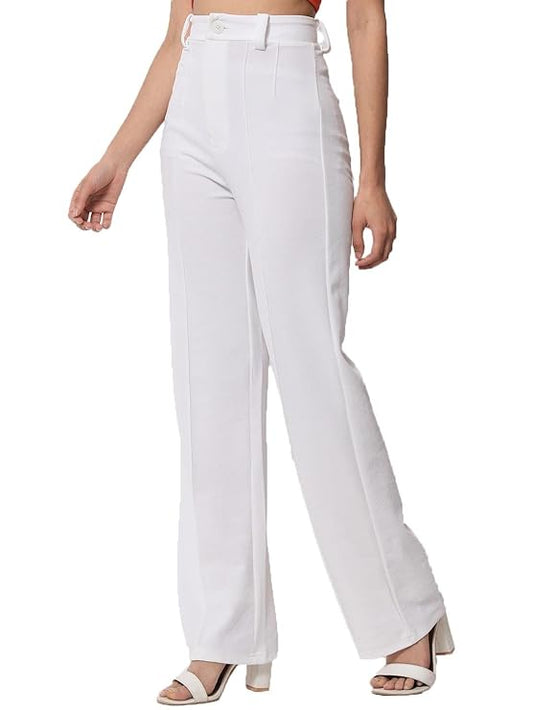 Retro Wide Leg Trousers