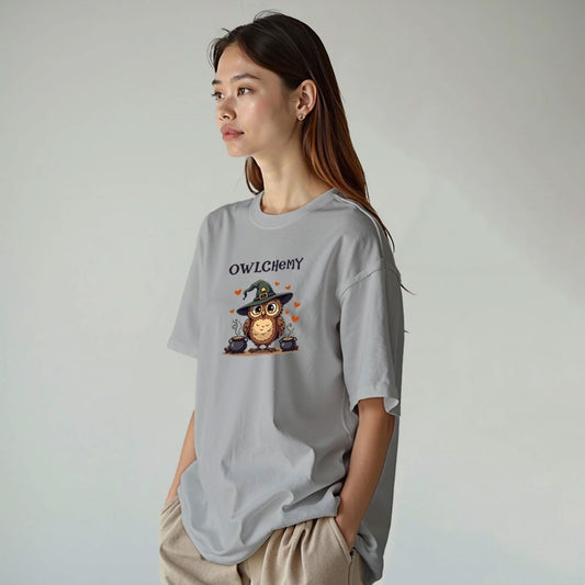 Owl Cotton Blend T-Shirt