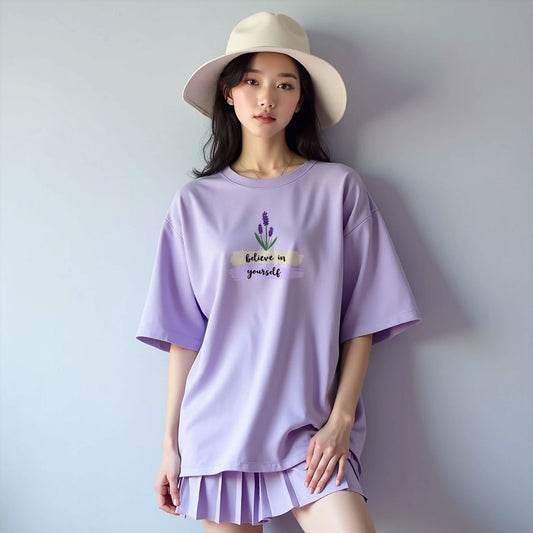 Believe Cotton Blend T-Shirt