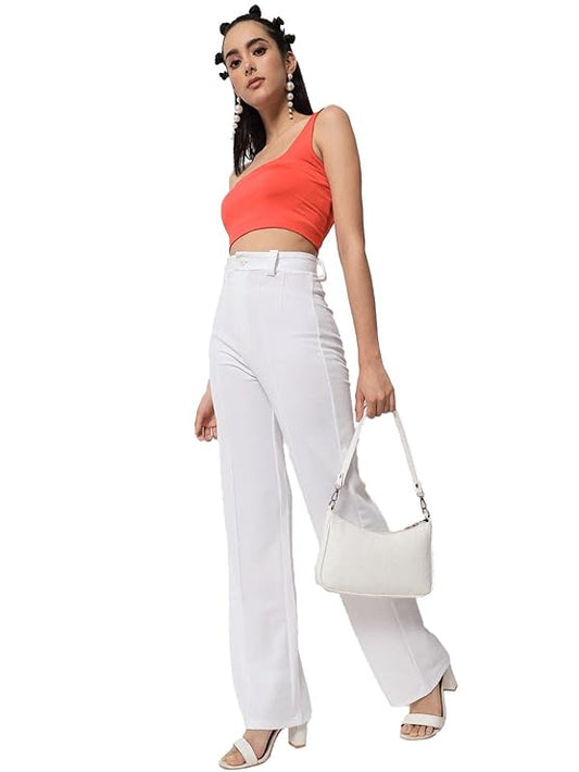 Retro Wide Leg Trousers