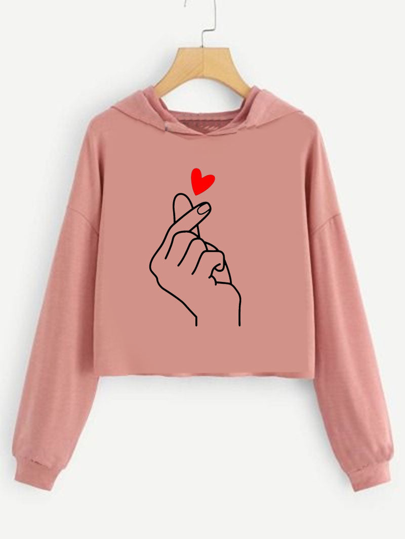 Women Crop Hoodie