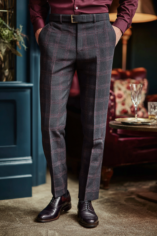Red Stripes Men's Trouser
